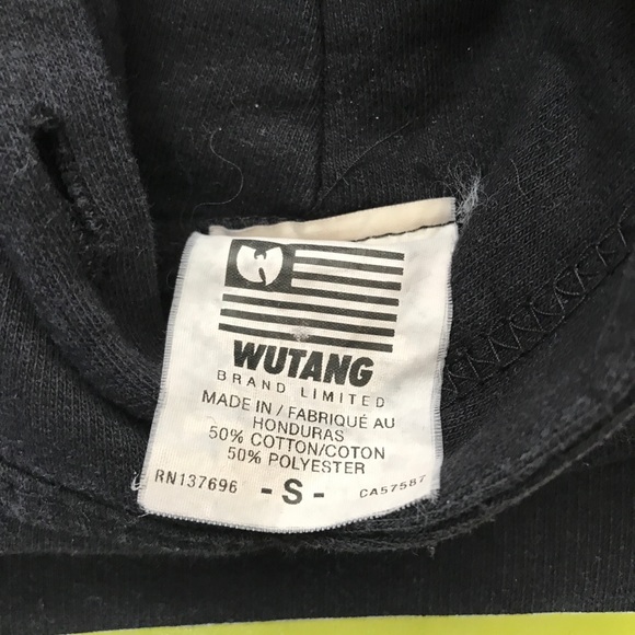 Wu-Tang Sweater Size Small WuTang Hoodie Spellout Rare Gza Rza Raekwon - Picture 3 of 9